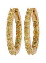 Yellow Diamond Ladies Earrings