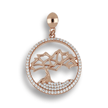 Rose Gold Divi Tree Pendant