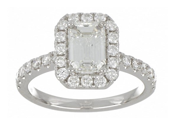 White Diamond Ladies Ring (White Diamond 1.55 cts. H SI1 White Diamond 0.69 cts.)