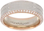 Forever Men's Diamond Ring (in 14kt white & rose gold)